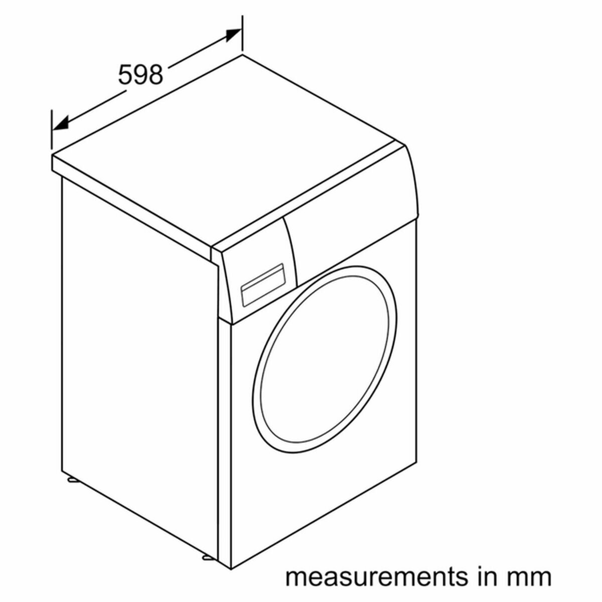 washing machine bosch size