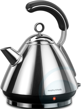 morphy richards silver kettle