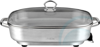 sunbeam electric frypan stainless steel