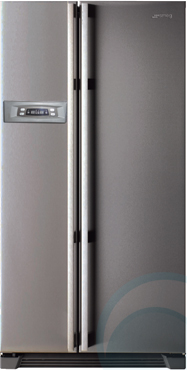 618l Smeg Side By Side Fridge Sr580x Appliances Online