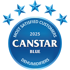 Canstar Blue Most Satisfied Customers Dehumidifiers 2025