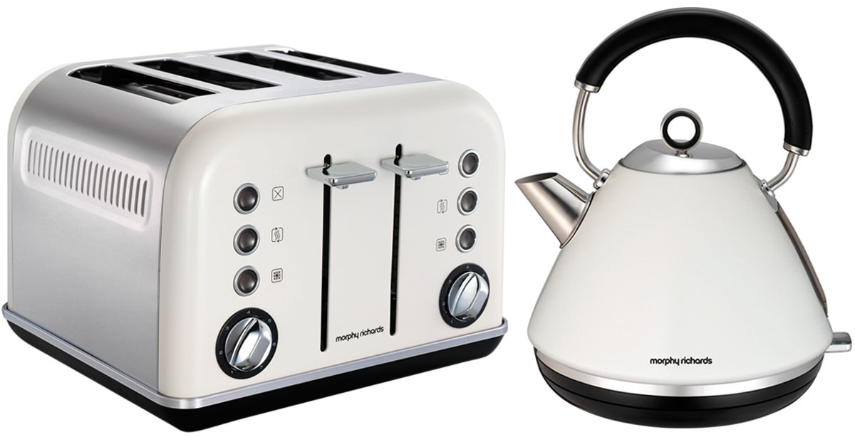 white kettle and toaster set morphy richards