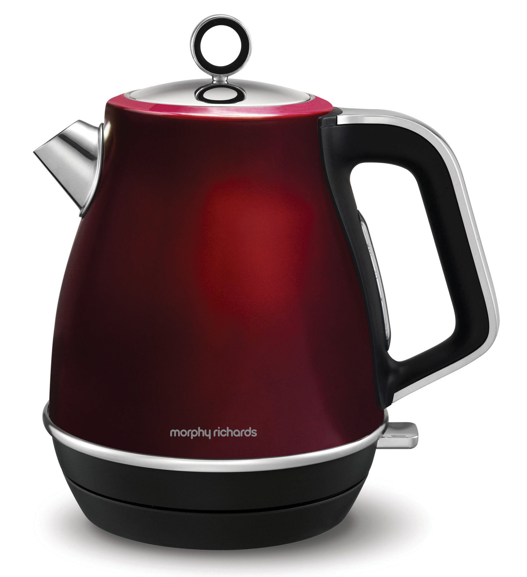 morphy richards evoke jug kettle red