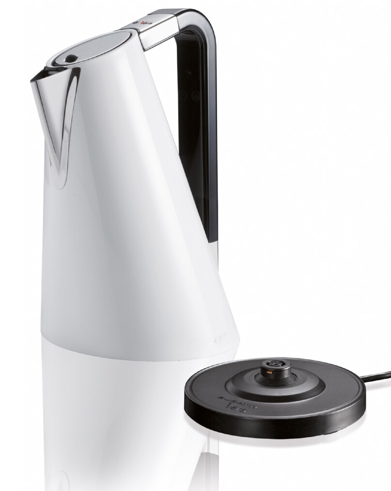 designer white kettle