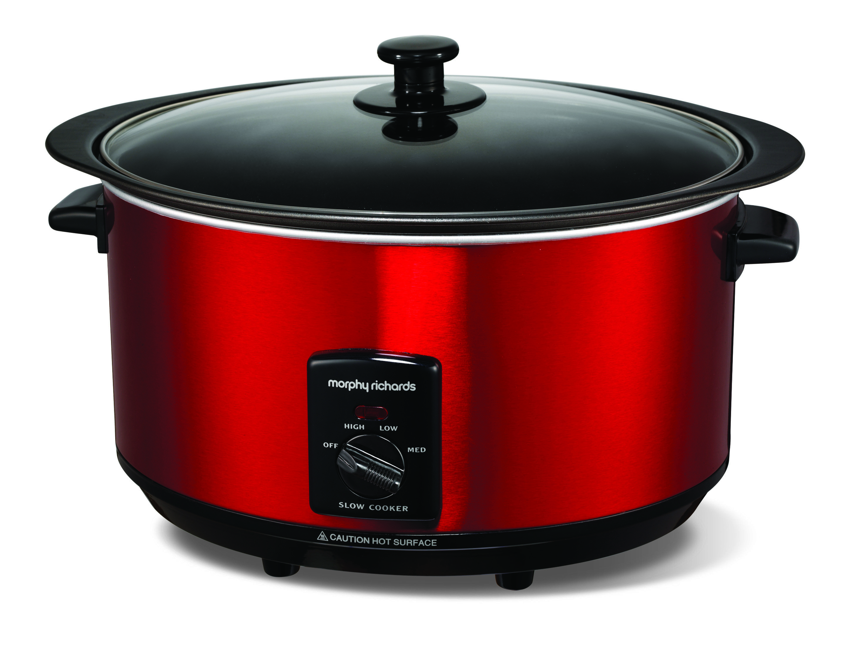 red slow cooker 6.5 litre