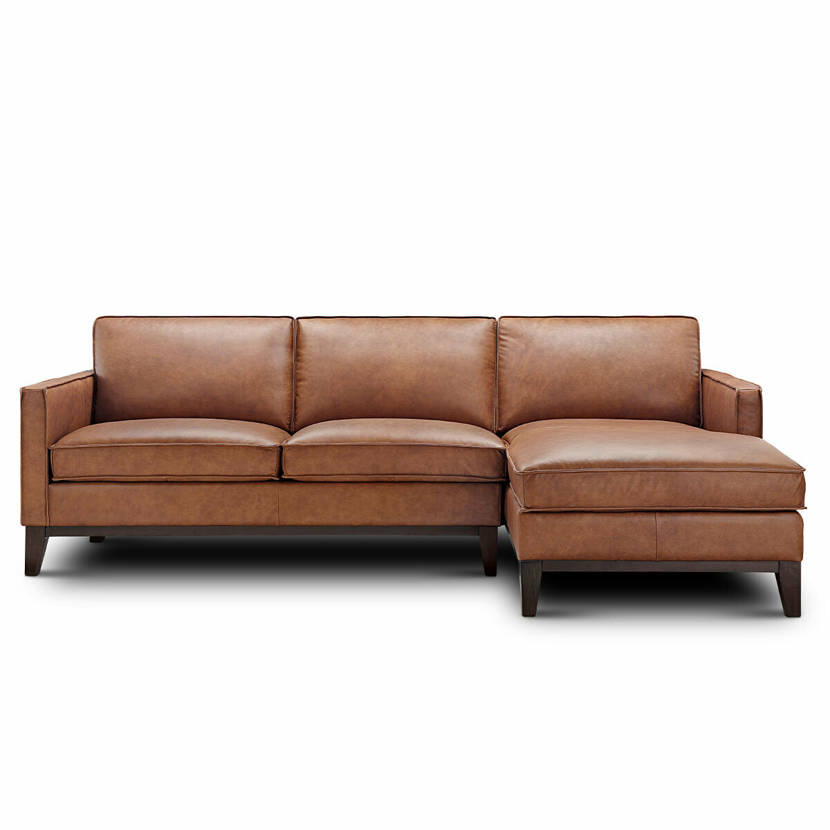 leather chaise lounge with arms