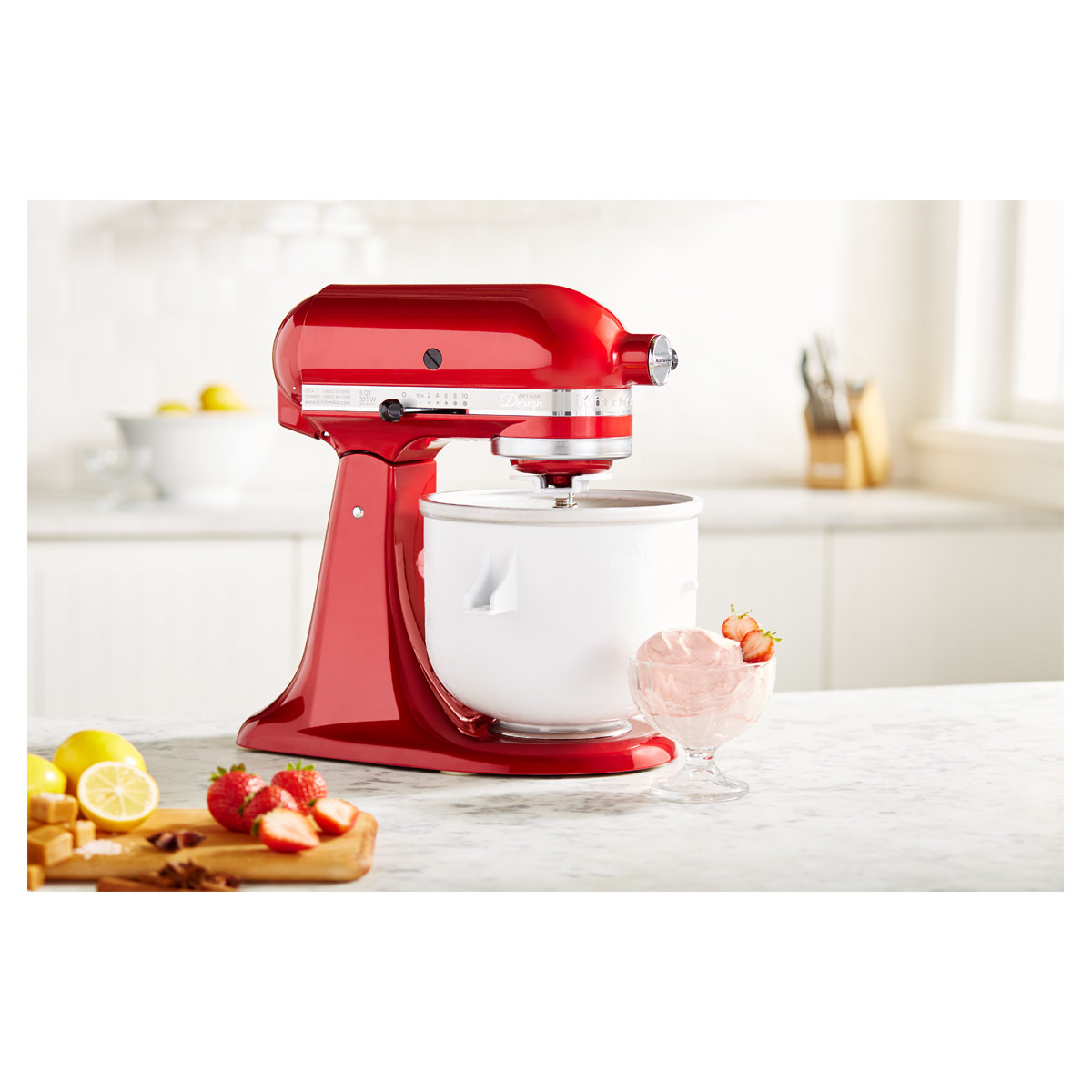 kitchenaid ice cream maker 5kica0wh