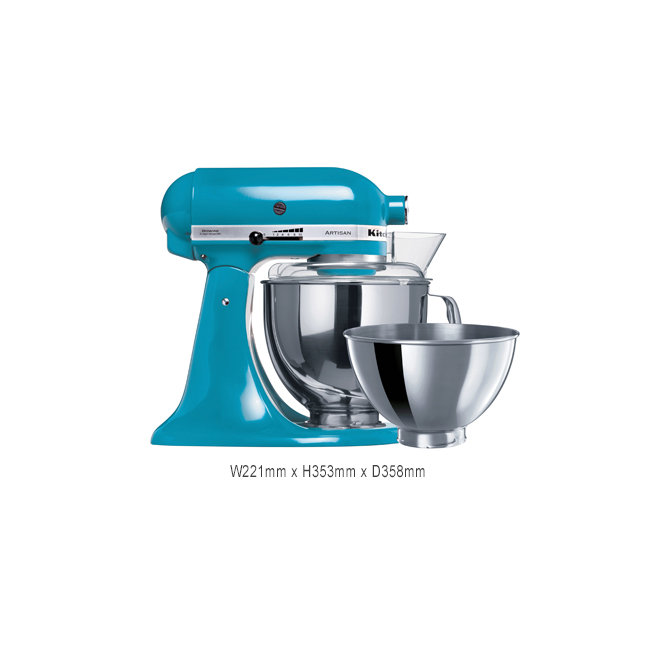 crystal blue kitchenaid mixer