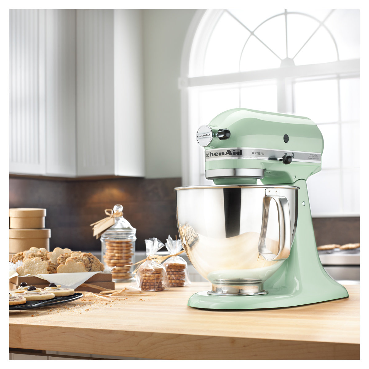 Kitchenaid Ksm160 Artisan Stand Mixer Pistachio 5ksm160psapt Appliances Online