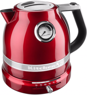 kitchenaid 1.25 l classic white electric kettle 5kek1222awh