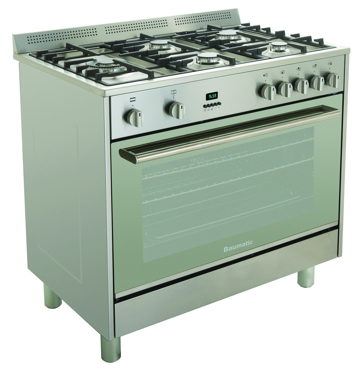 Baumatic Baf90eg 90cm Dual Fuel Upright Cooker Appliances Online