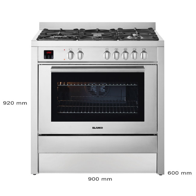 blanco free standing oven