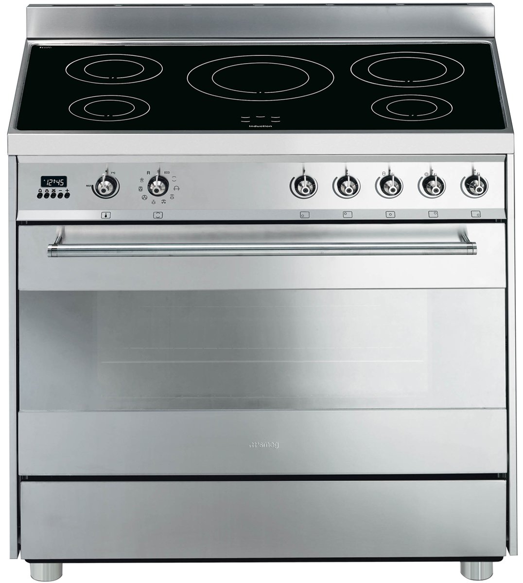 smeg induction freestanding oven