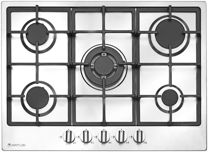 New Artusi Cagh75x 70cm Natural Gas Cooktop Ebay