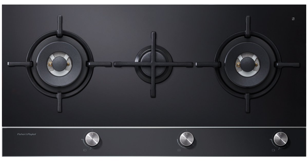 3 burner gas cooktop 90cm