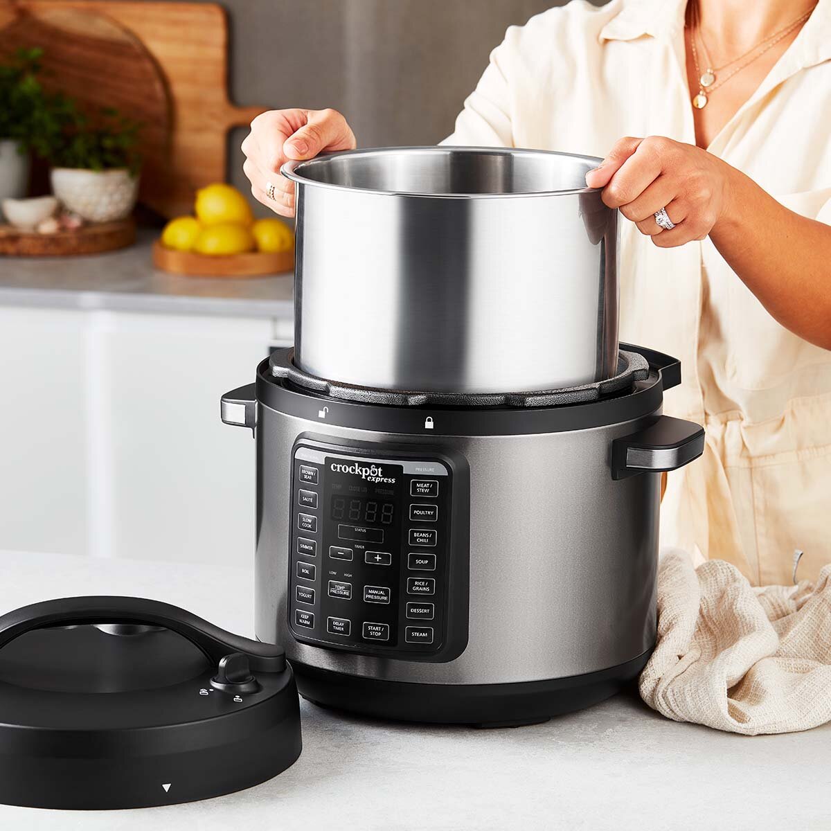 Crock-Pot Express Easy Release XL Multi Cooker CPE310 Appliances Online |  