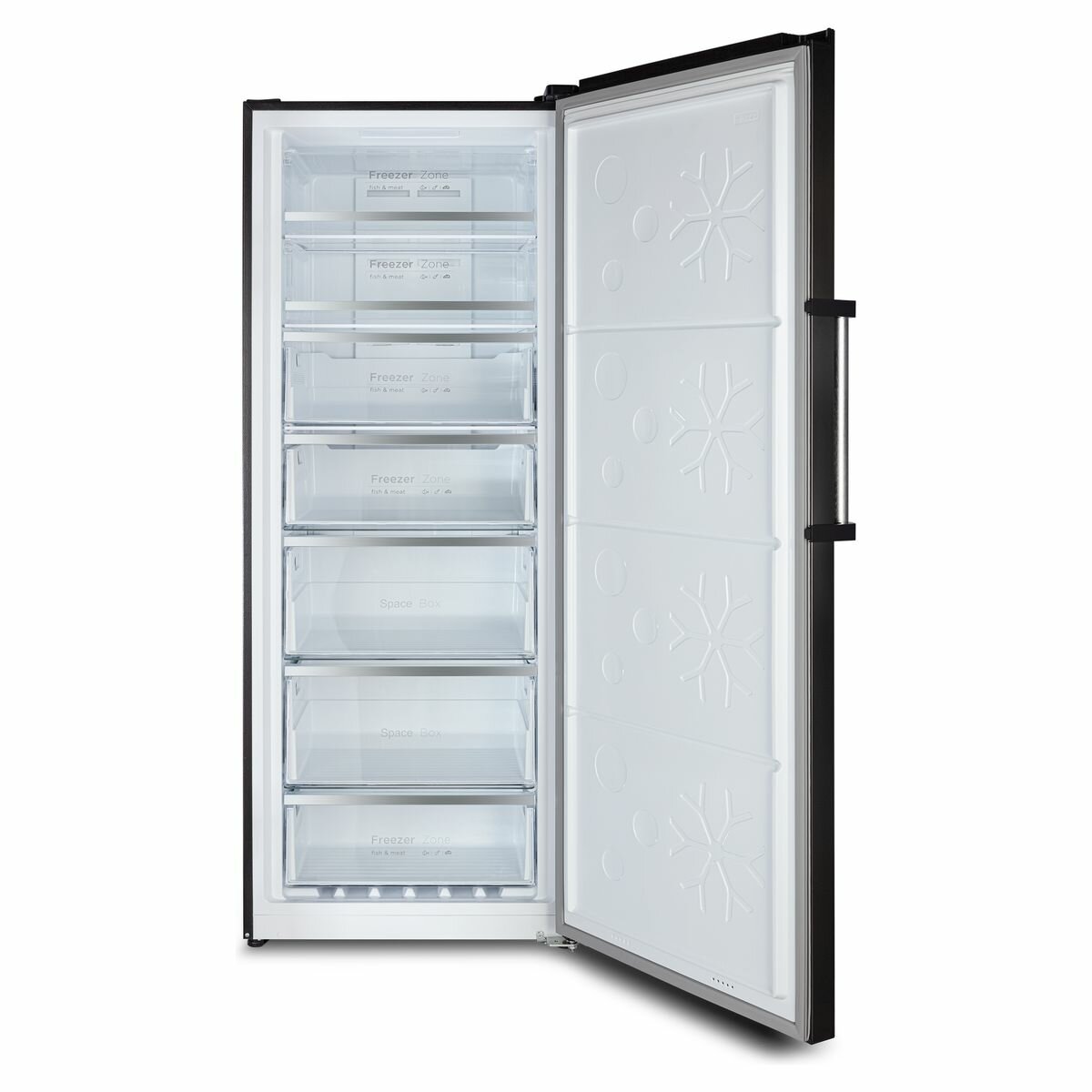 palsonic 268l hybrid upright fridge freezer ps268sfzr