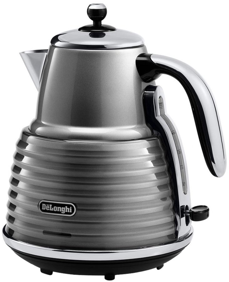 delonghi scultura grey kettle and toaster