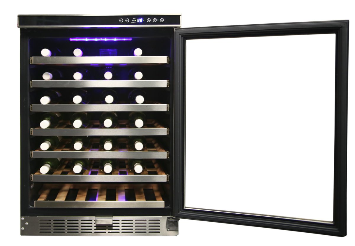 delonghi dual zone wine fridge