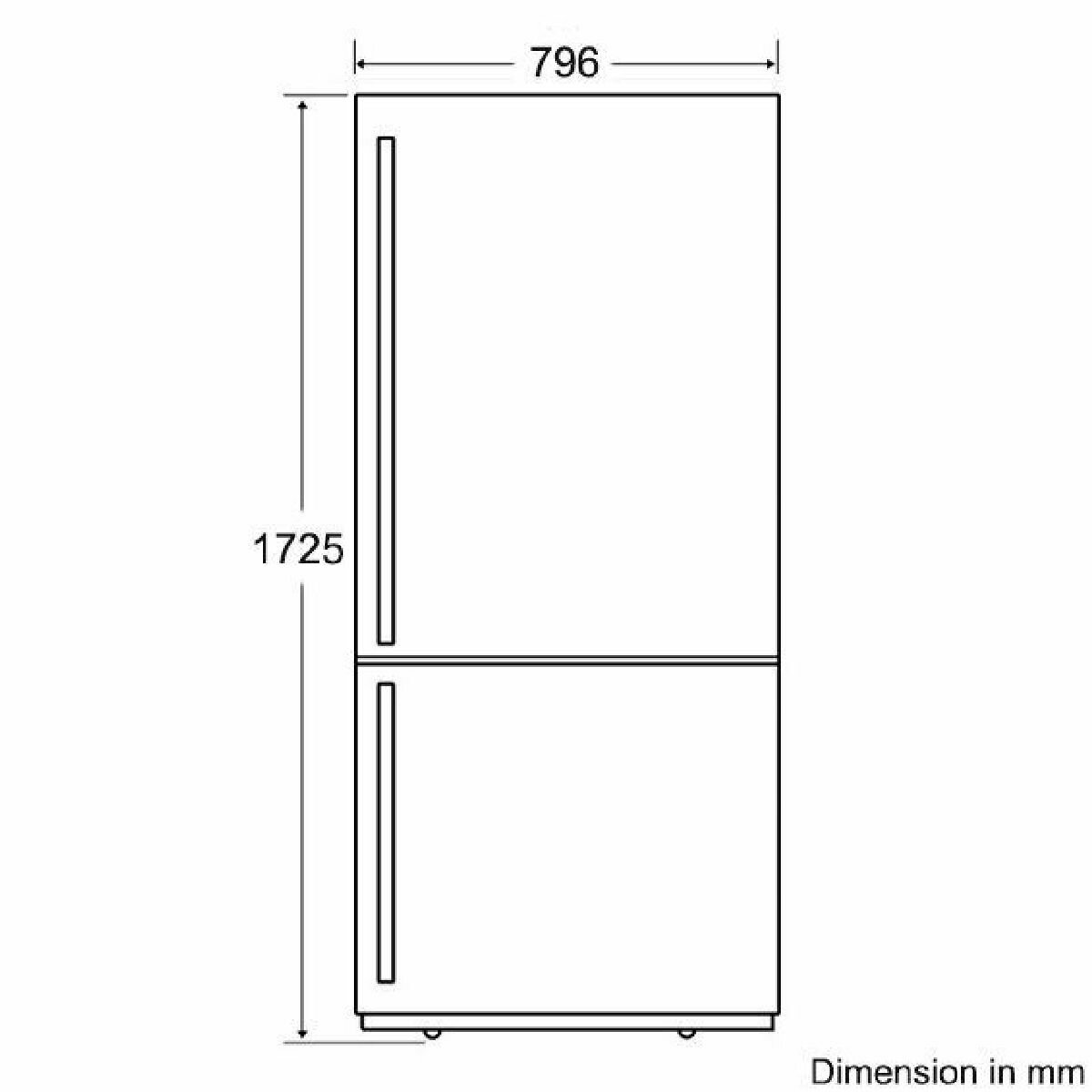 Electrolux 529l Bottom Mount Fridge Ebe5307sb R Appliances Online