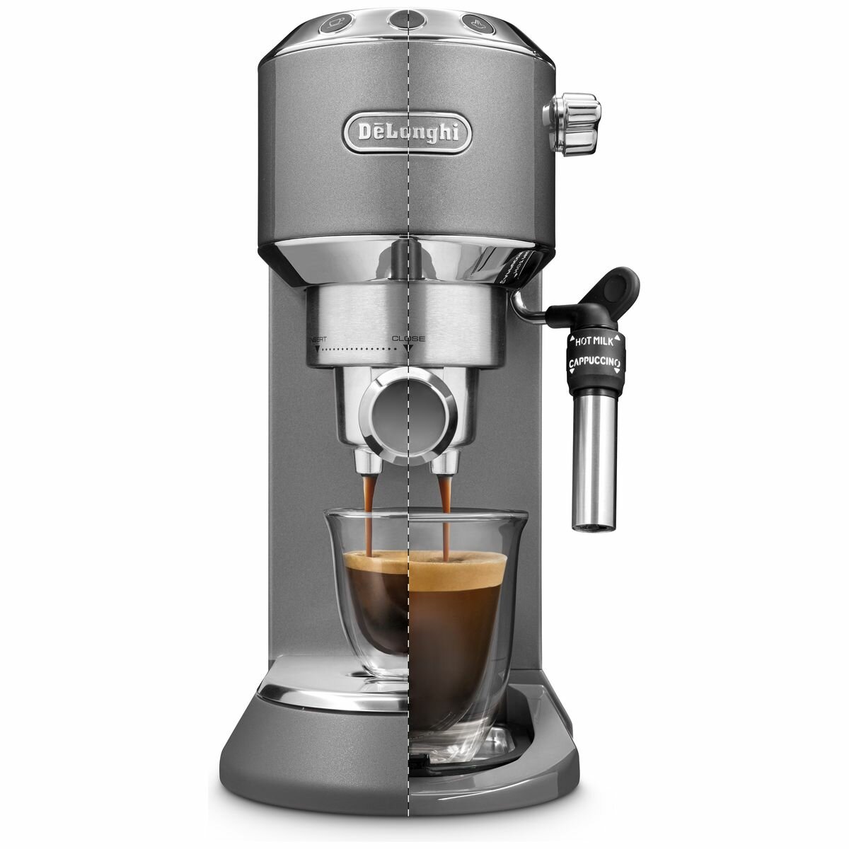 DeLonghi Pump Driven Manual Espresso Machine EC785GY | Appliances Online
