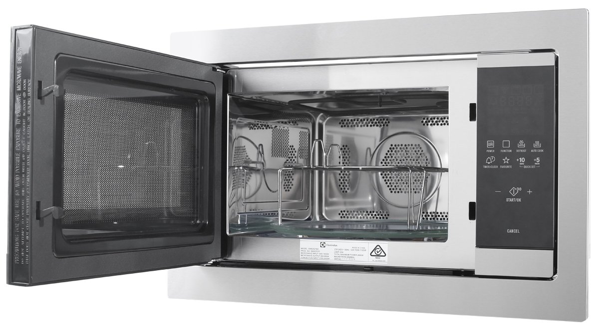 electrolux 25l freestanding combination microwave