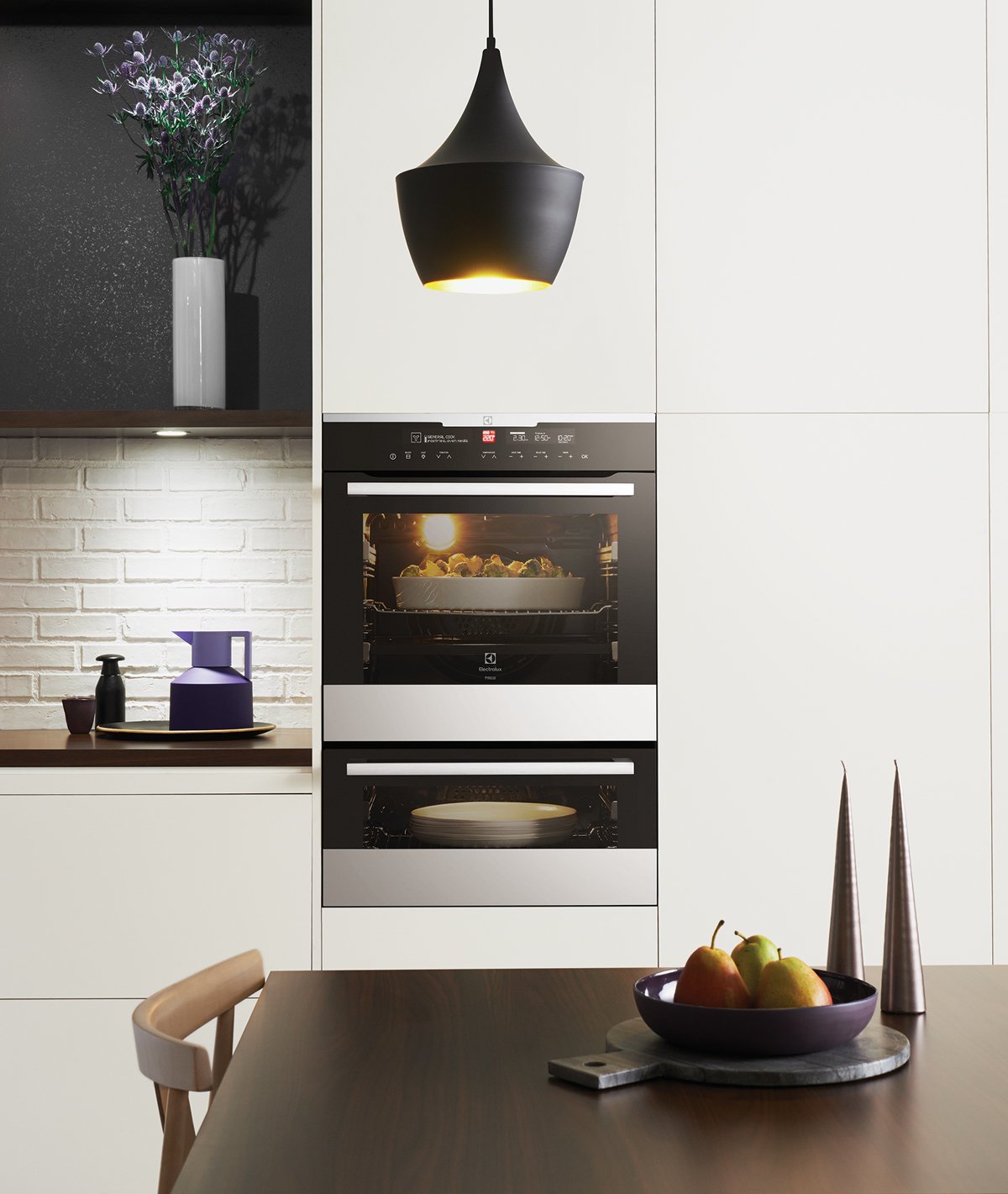 electrolux 60cm pyrolytic duo oven