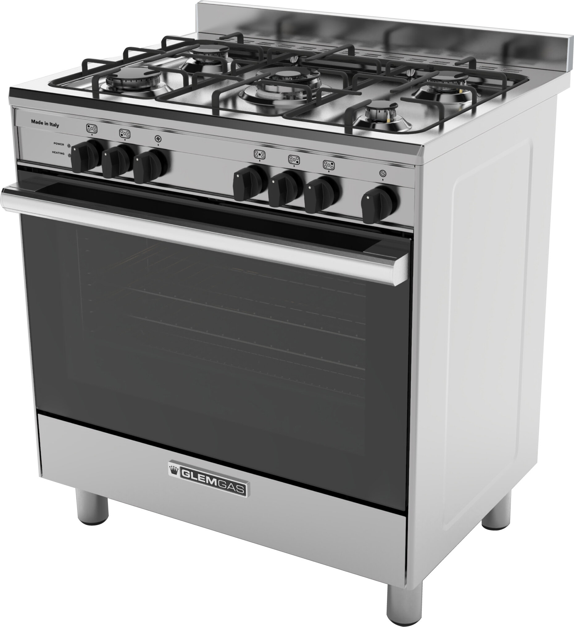 80cm freestanding gas oven