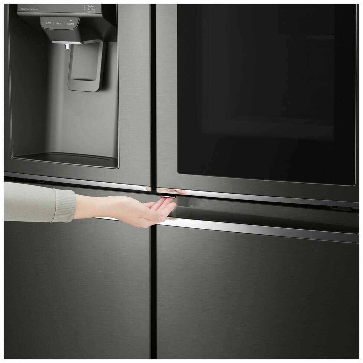 lg fridge instaview shelf adjustment