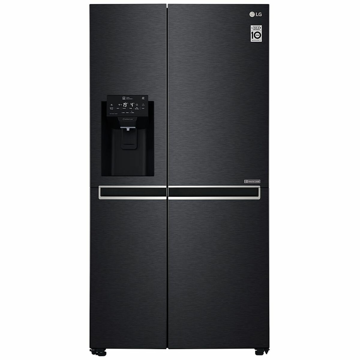 Lg 668l Side By Side Fridge With Non Plumbed Ice Water Dispenser Gs L668mbnl Appliances Online