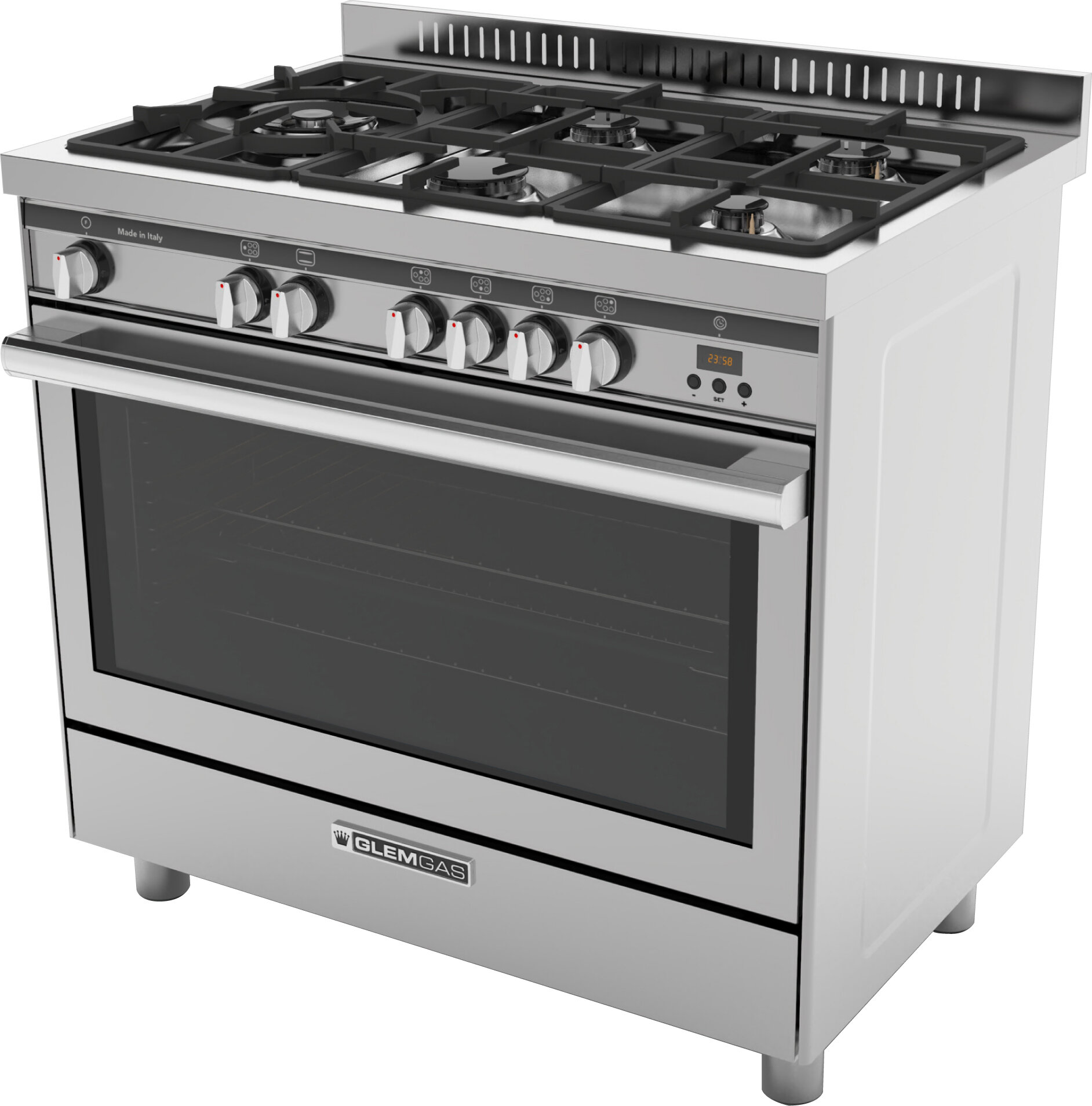 freestanding gas cooker with fan assisted oven