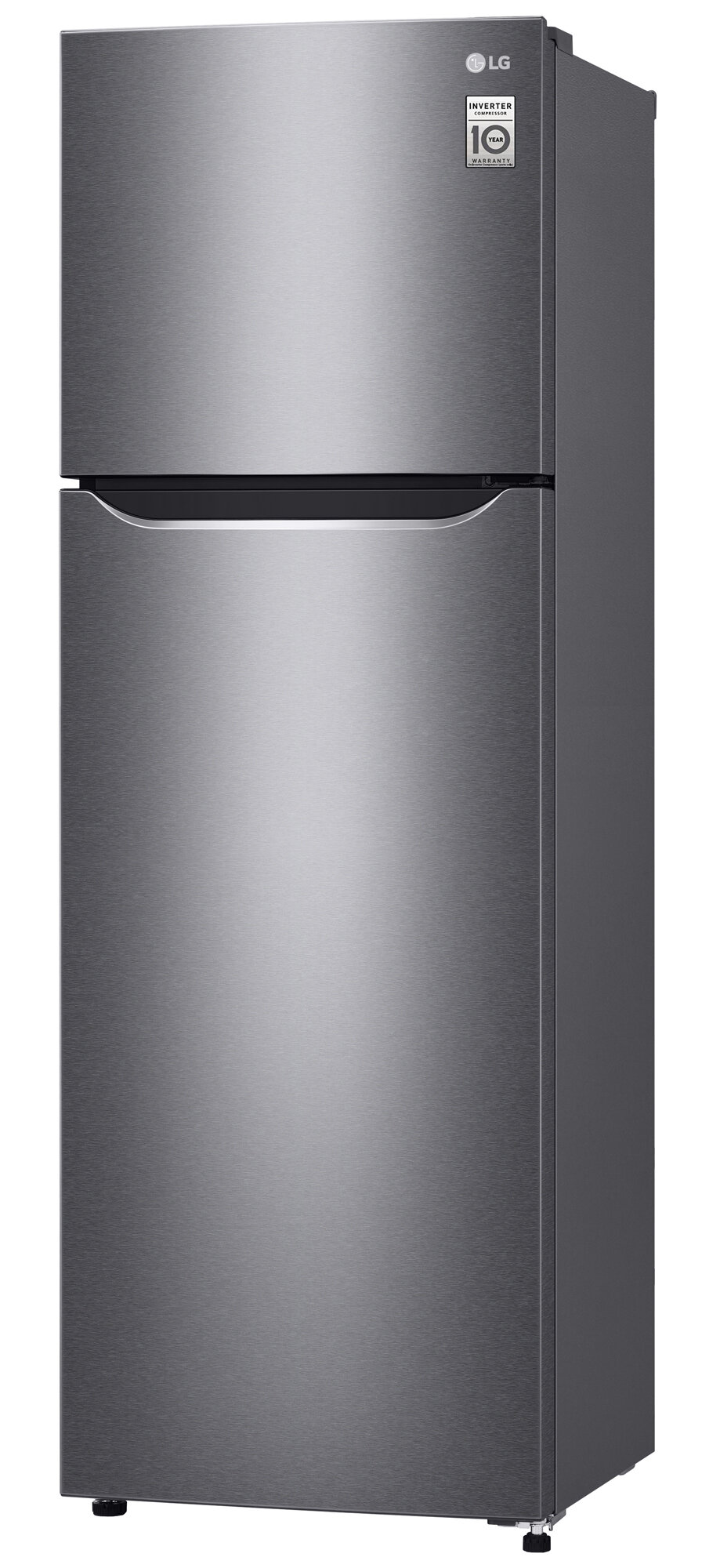 lg 279l top mount fridge dark graphite