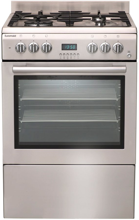 Euromaid Gteos60 60cm Freestanding Dual Fuel Oven Stove