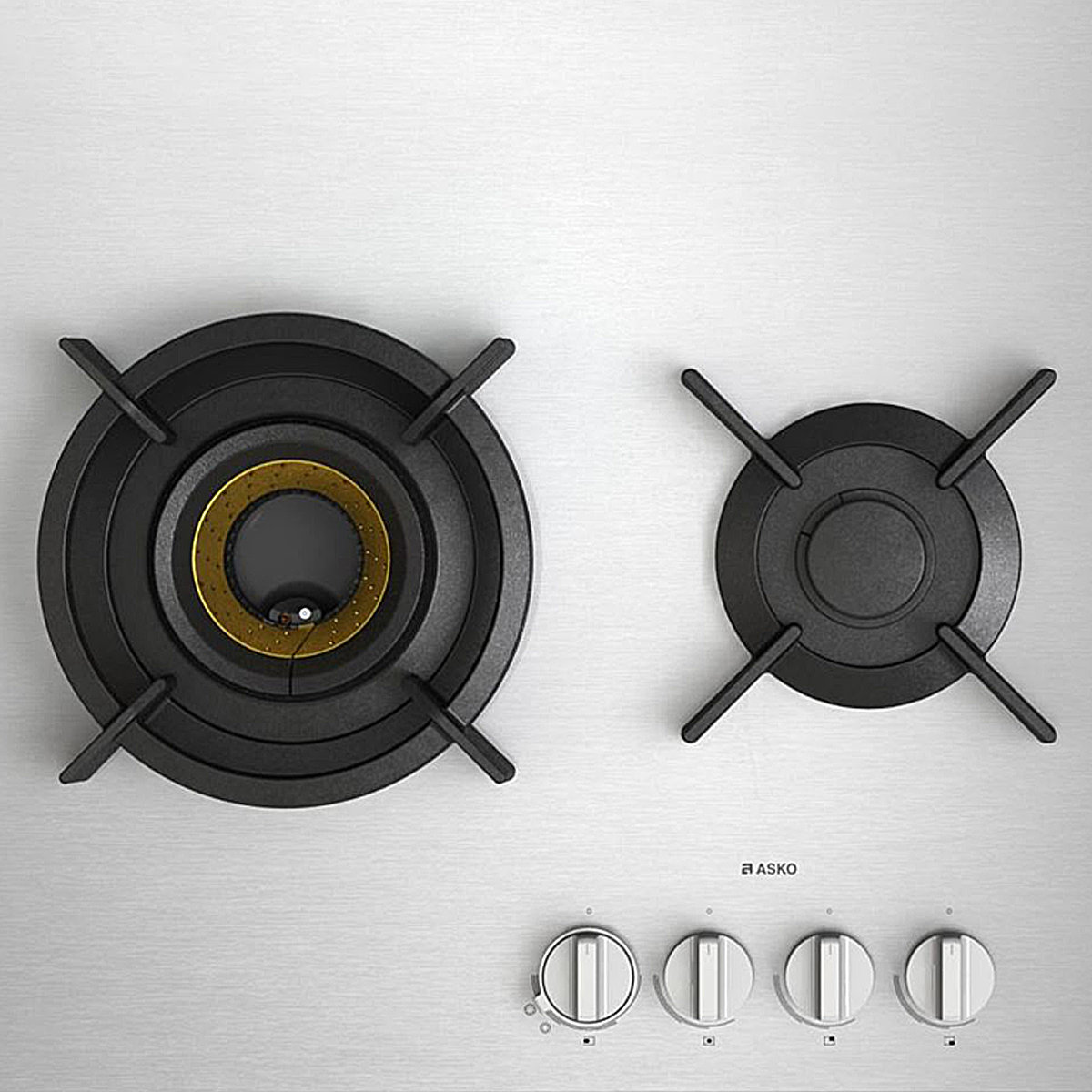 Asko Hg1885sd 79cm Pro Series Natural Gas Cooktop Appliances Online