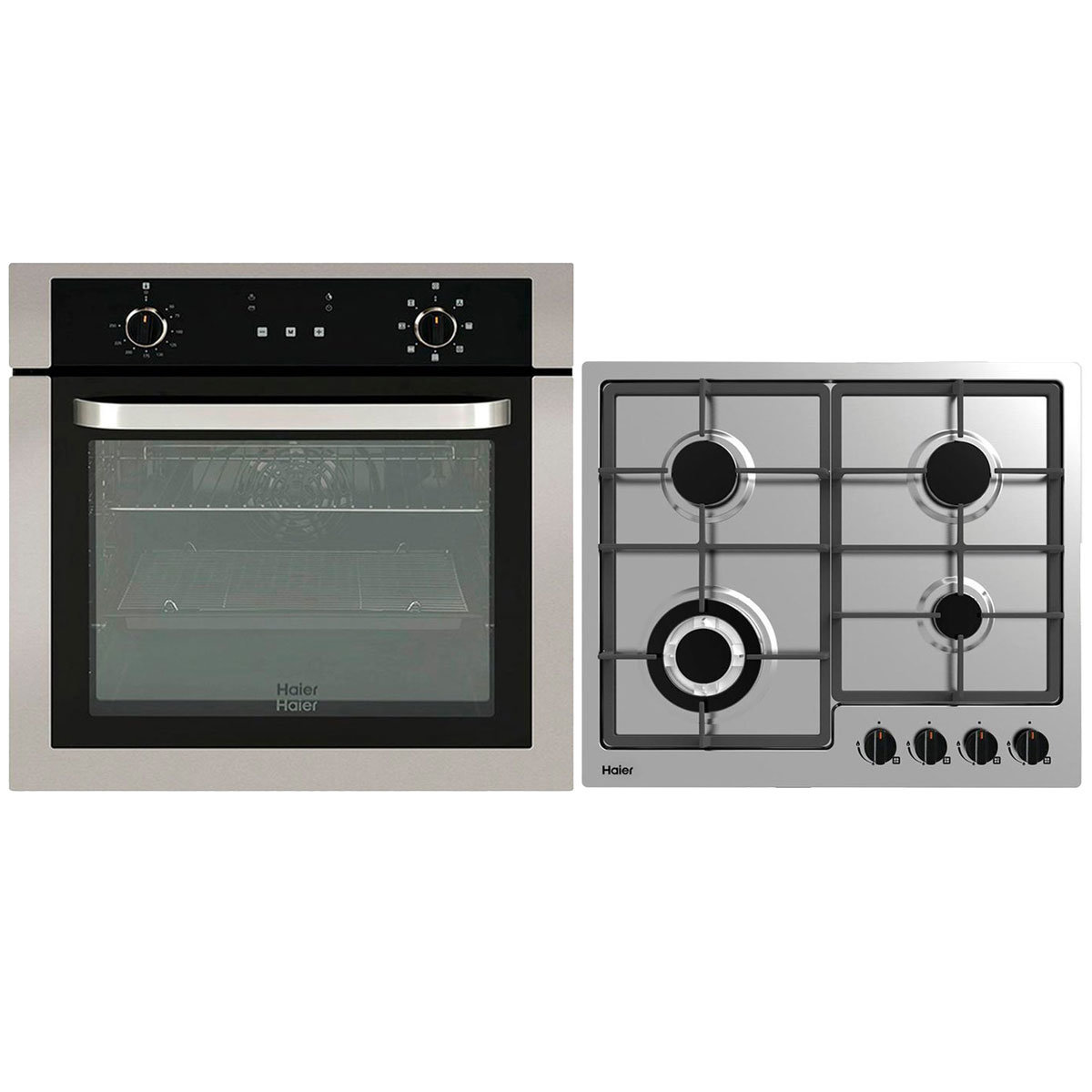 Haier 60cm Electric Oven 60cm Gas Cooktop Pack