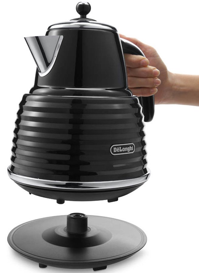 delonghi scultura kettle gunmetal grey