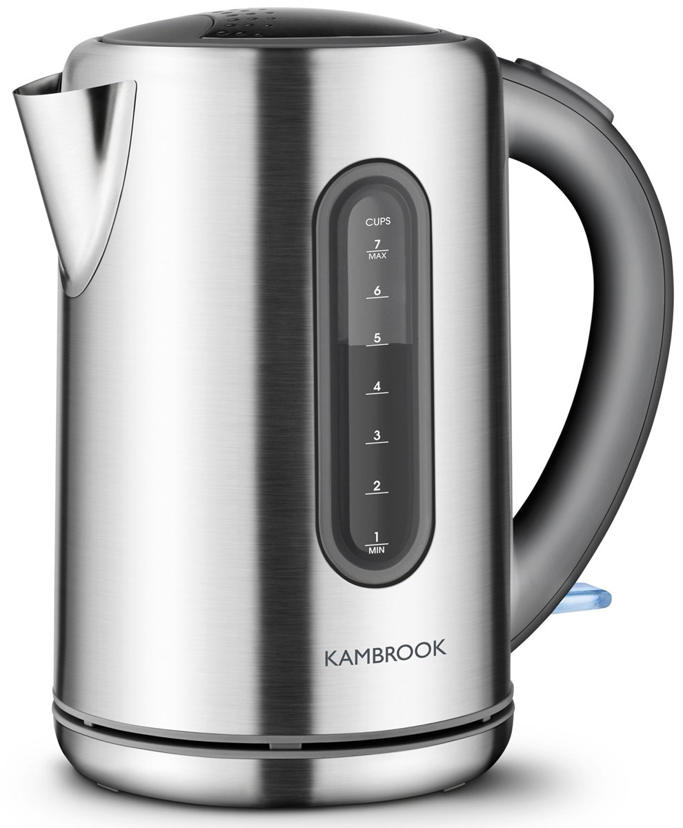 kambrook 1.7 l stainless steel kettle