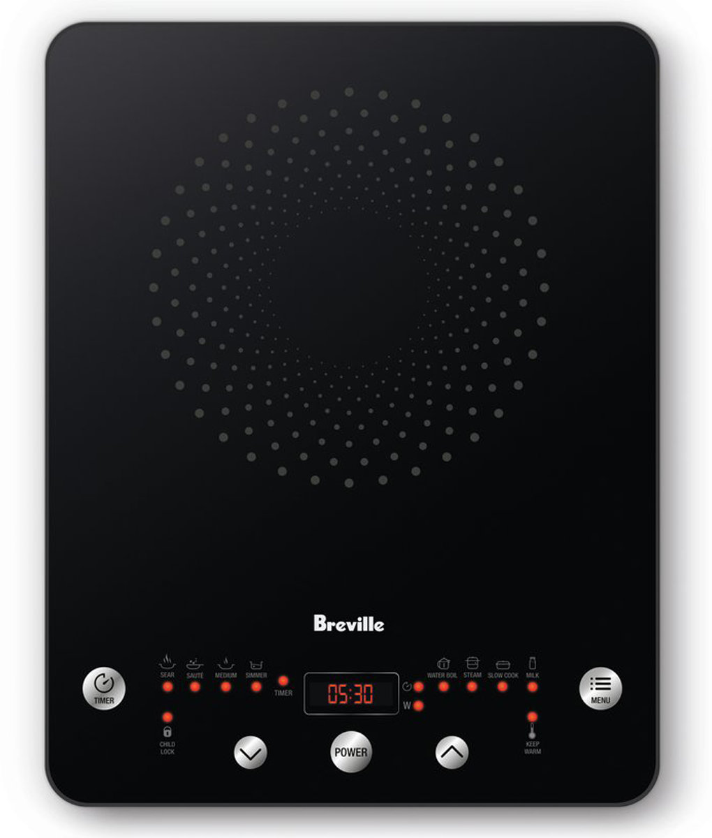 Breville Lic400blk 29cm The Quick Cook Induction Cooktop