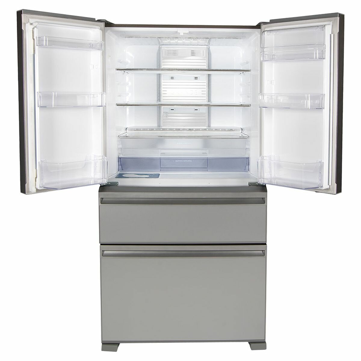 mitsubishi electric 630l french door fridge mr lx630em gbk a2