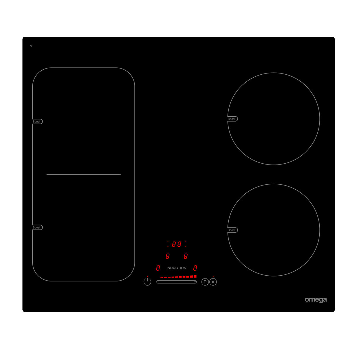 New Omega Oci60mz 60cm Induction Cooktop Ebay