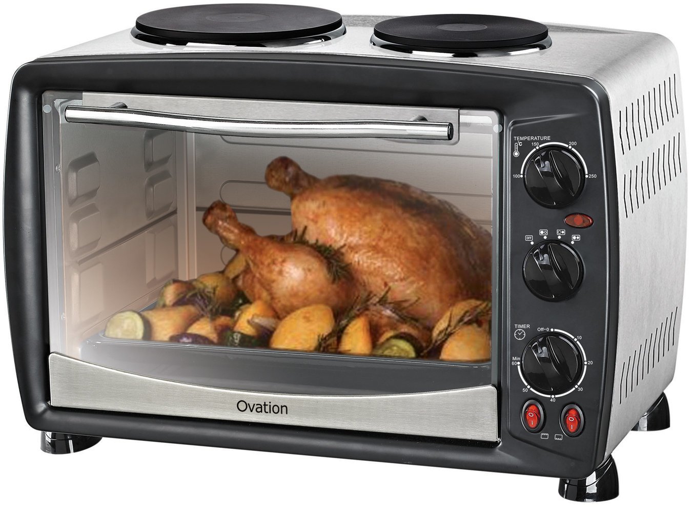 NEW Ovation OV26 26L Microwave with Double Hot Plates 9315240123268 | eBay