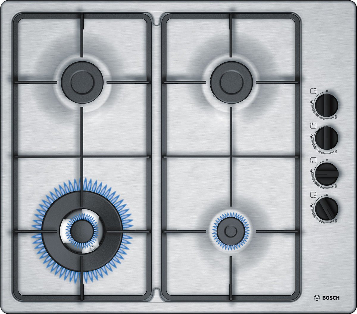 New Bosch Pbh6b5b60a 60cm Serie 2 Natural Gas Cooktop