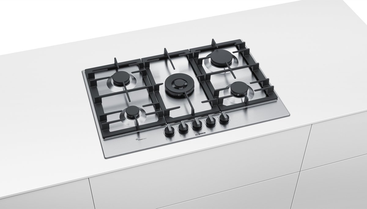 New Bosch Pcr7a5b90a 75cm Serie 6 Natural Gas Cooktop Ebay