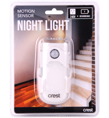 crest motion sensor night light