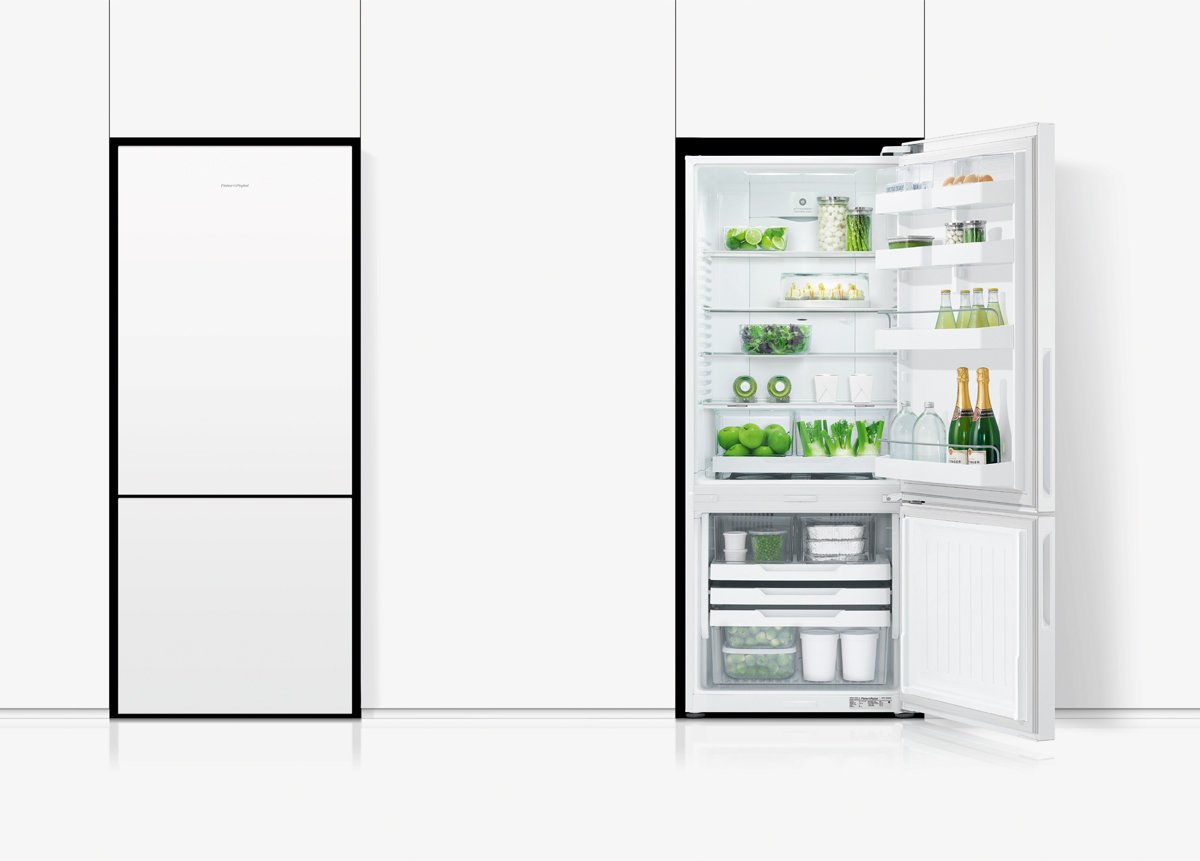 black smart refrigerator