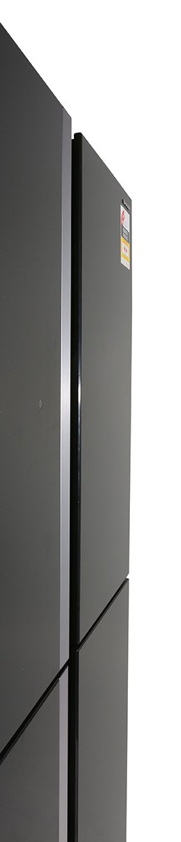 sharp 676l french door fridge sjfj676vbk