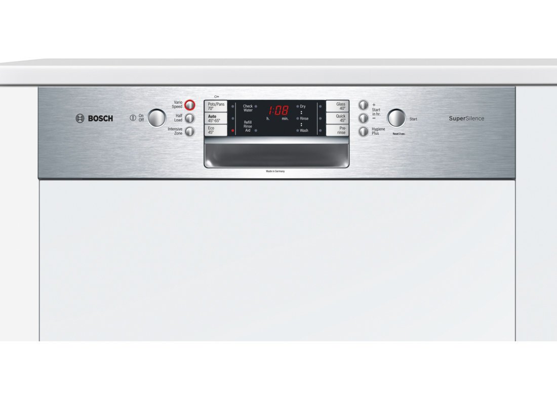 Bosch Smi68m25au Serie 6 Semi Integrated Dishwasher Appliances