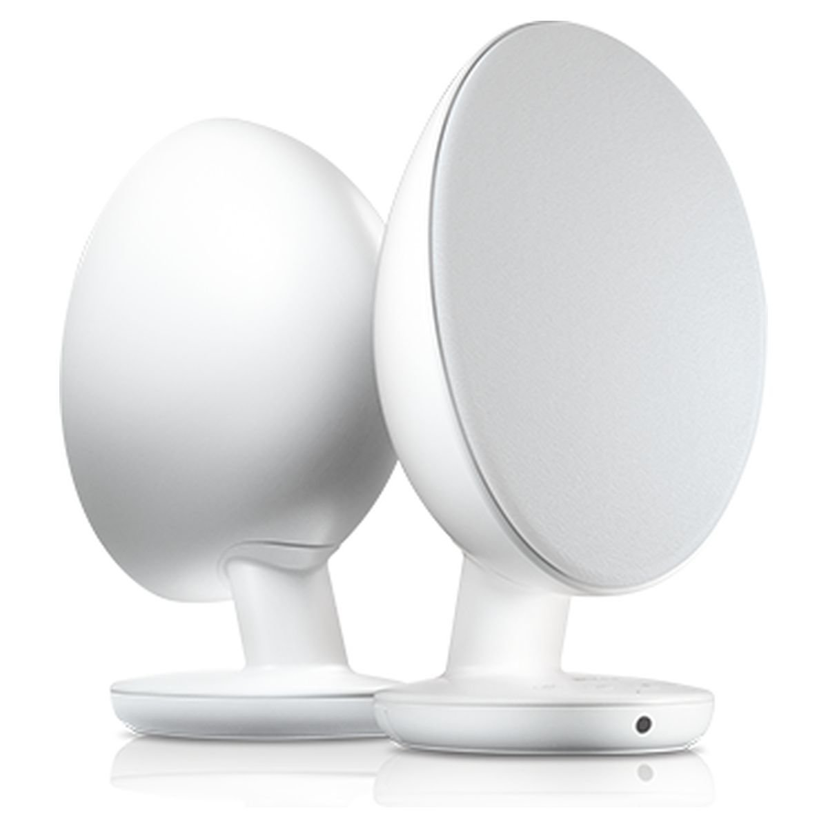 kef egg active 2.0 desktop bluetooth speakers