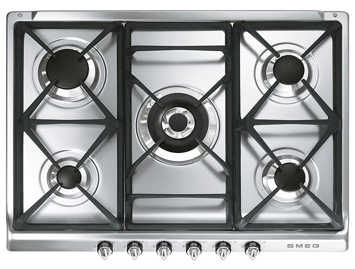 Smeg Sra975xgh 70cm Victoria Aesthetic Natural Gas Cooktop