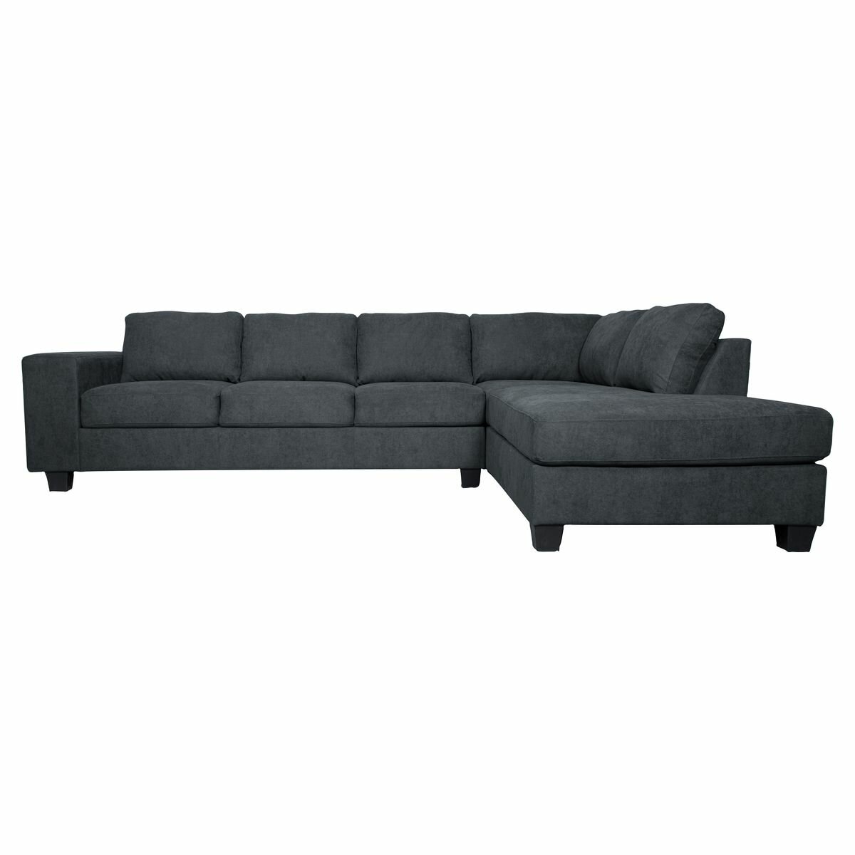 dark gray chaise lounge